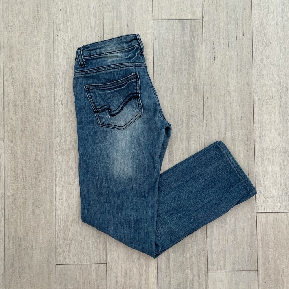 Machine Ripped Jeans Blue - Picture 2 of 5